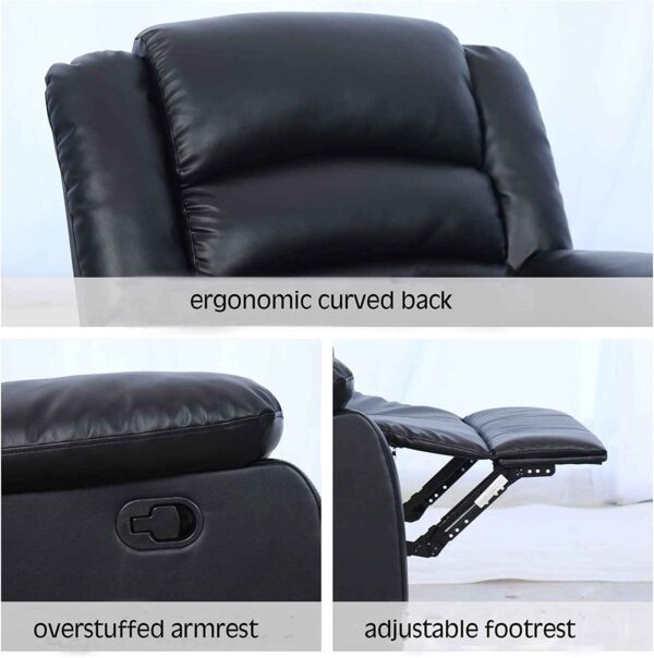 faux leather recliner sofa guidelines image