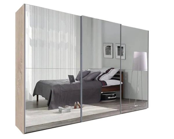 3-door-mirrored-wardrobe-Texas-250-cm-Oak