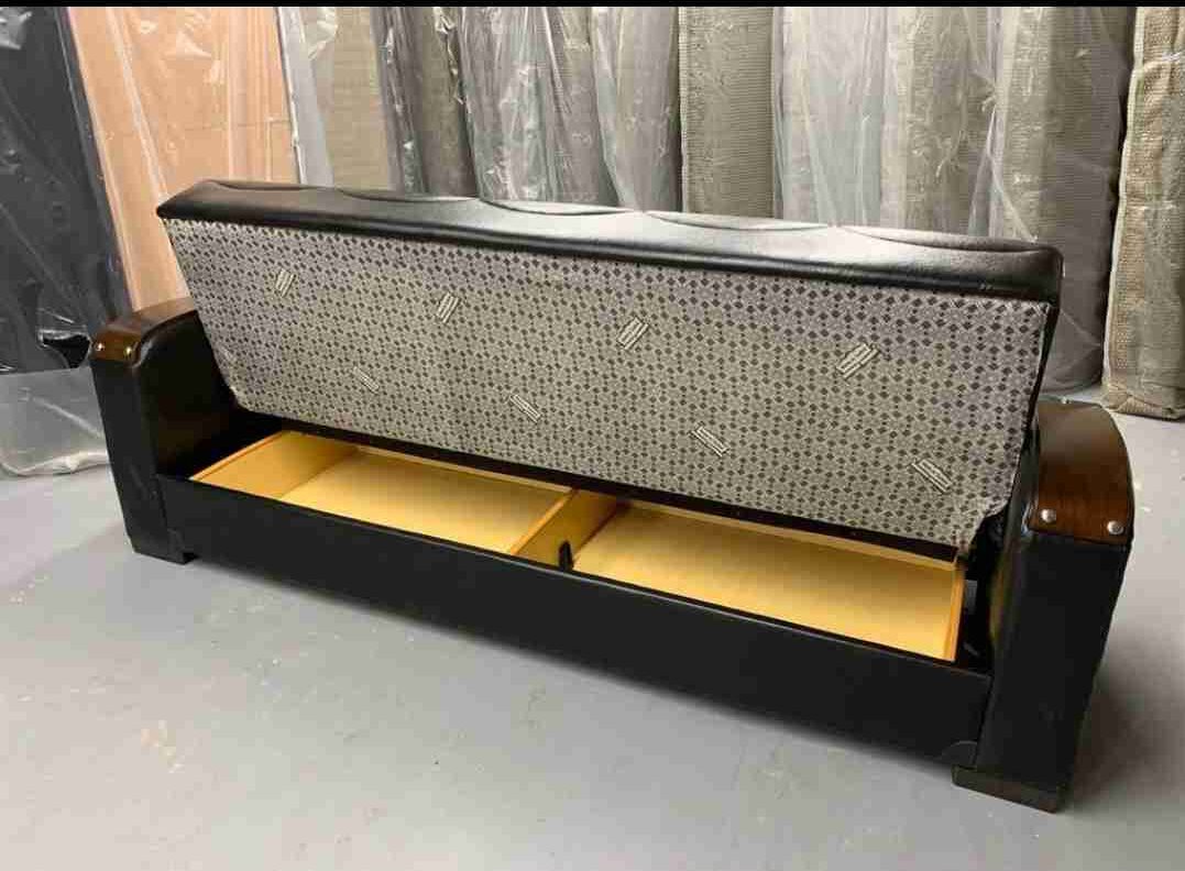 Metal sofa bed on sale with storage