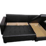 l shaped sofa bed with storage leather