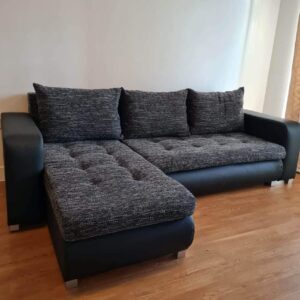 Berlin Corner Sofa Bed with Double Storage