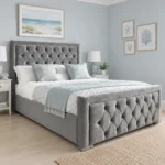 Hilton bed grey bed