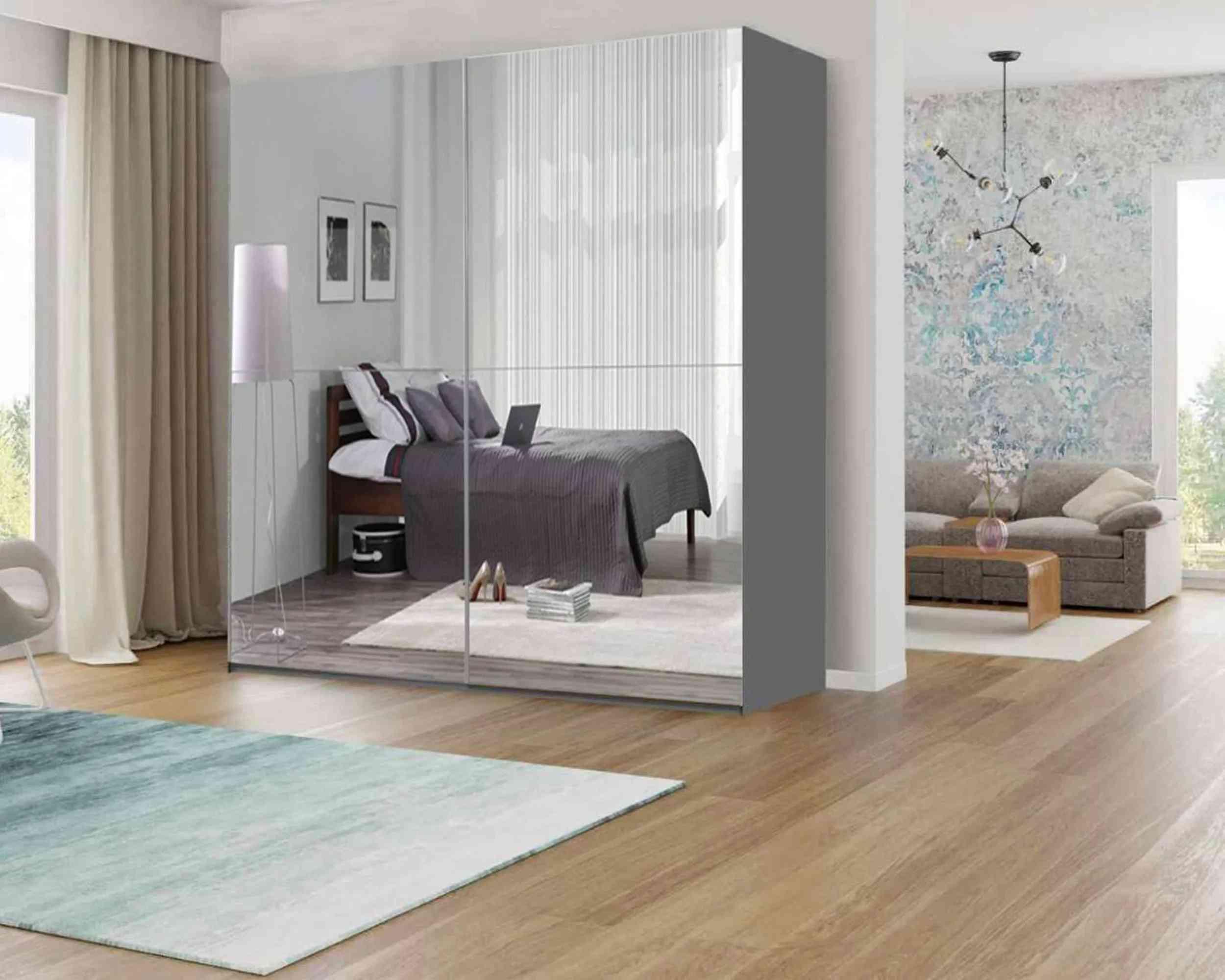 2-door-mirrored-wardrobe-Texas-203-cm-grey